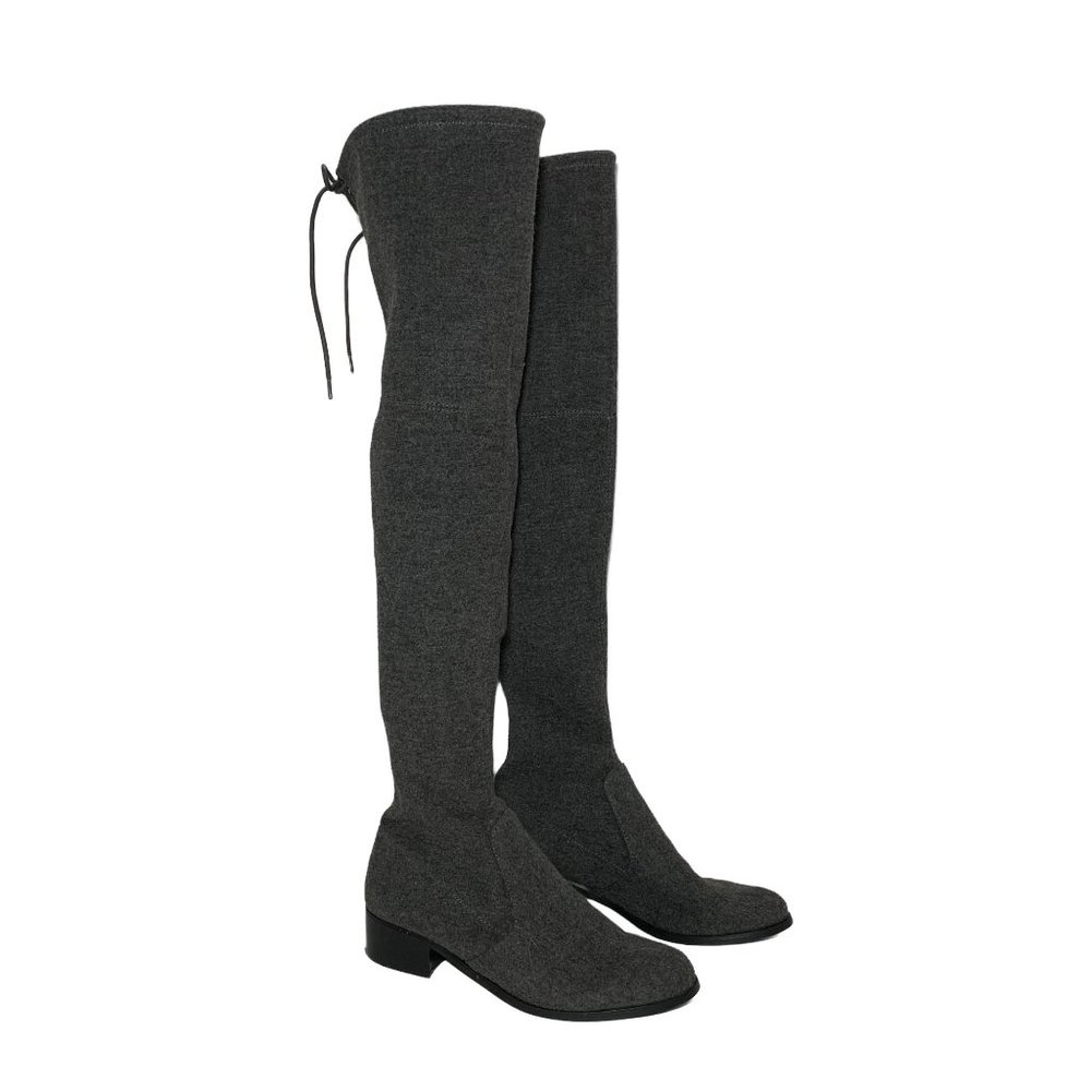 CHARLES Gray, Over the Knee Textile Boot*** Size 8